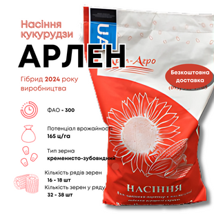 Семена кукурузы гибрид АРЛЕН ФАО 300