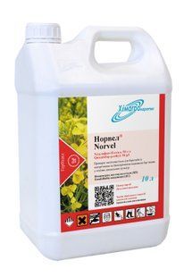 НОРВЕЛ (хізалофоп-п-етил, 50 г/л) гербіцид для боротьби з однорічними та багаторічними злаковими бур&rsquo;янами в посівах буряку цукрового, соняшнику, ріпаку, сої та інших культур, 5 л